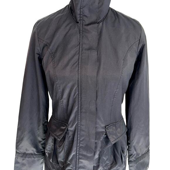 Tommy Hilfiger Cotton/Nylon Blend Fitted Hip Length Full Zip Jacket Size XXS - Picture 2 of 14